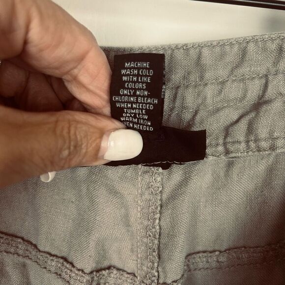 INC International Concepts women’s Pants tan Wide Leg Linen Size 18W coastal bea - Picture 11 of 11